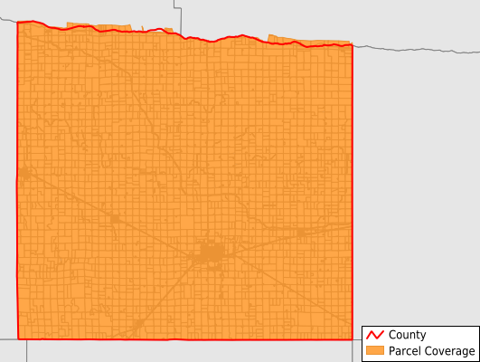 Phelps County Nebraska GIS Parcel Data Download Coverage