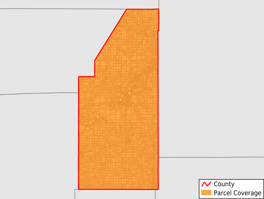 Piatt County Illinois GIS Parcel Data Download Coverage