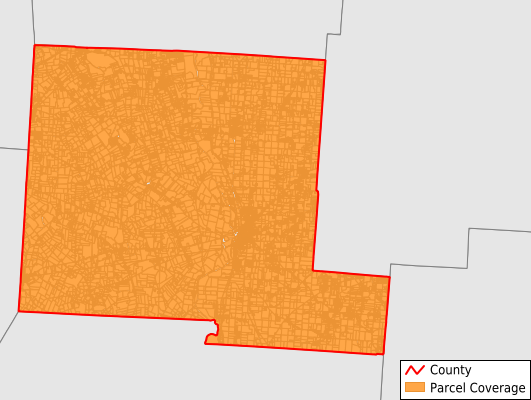 Pickaway County Ohio GIS Parcel Data Download Coverage