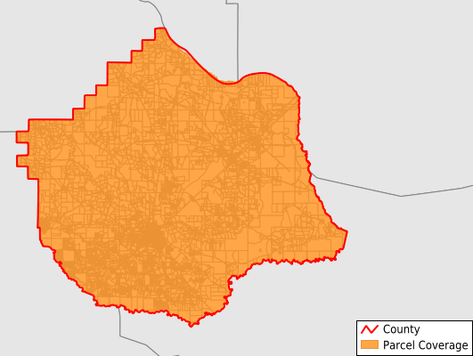 Pierce County Georgia GIS Parcel Data Download Coverage
