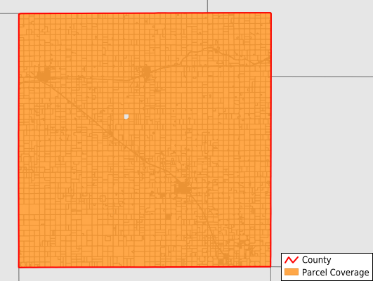 Pierce County Nebraska GIS Parcel Data Download Coverage