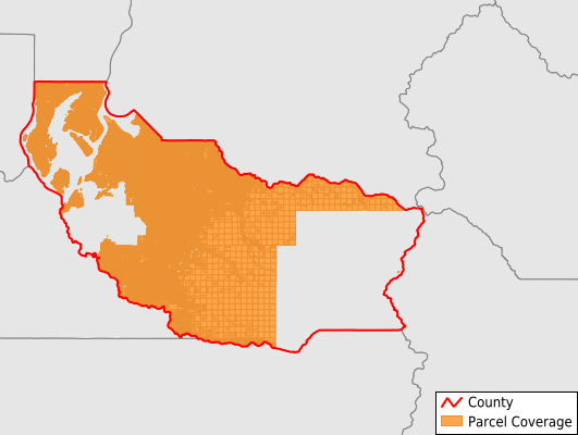 Pierce County Washington GIS Parcel Data Download Coverage