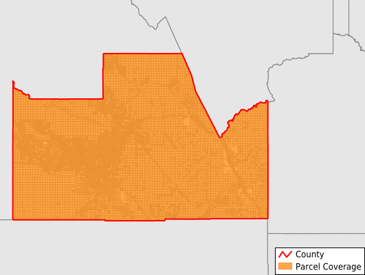Pinal County Arizona GIS Parcel Data Download Coverage