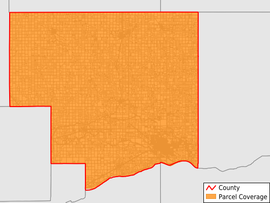 Platte County Nebraska GIS Parcel Data Download Coverage