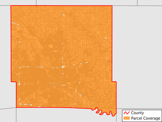 Polk County Iowa GIS Parcel Data Download Coverage