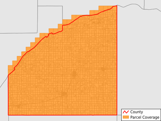 Polk County Nebraska GIS Parcel Data Download Coverage
