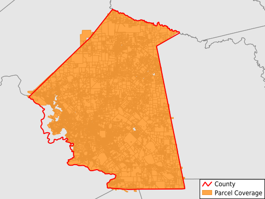 Polk County Tx Parcel Data Coverage Map 