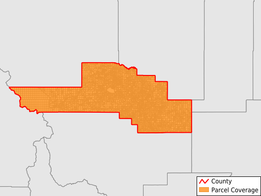 Pondera County Montana GIS Parcel Data Download Coverage