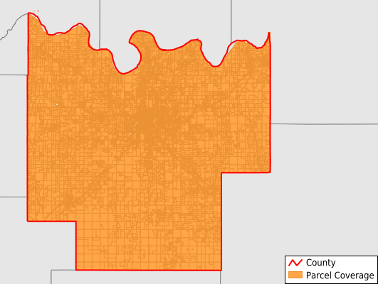 Pontotoc County Oklahoma GIS Parcel Data Download Coverage
