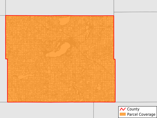 Pope County Minnesota GIS Parcel Data Download Coverage