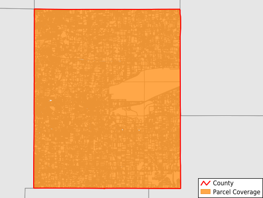 Portage County Ohio GIS Parcel Data Download Coverage