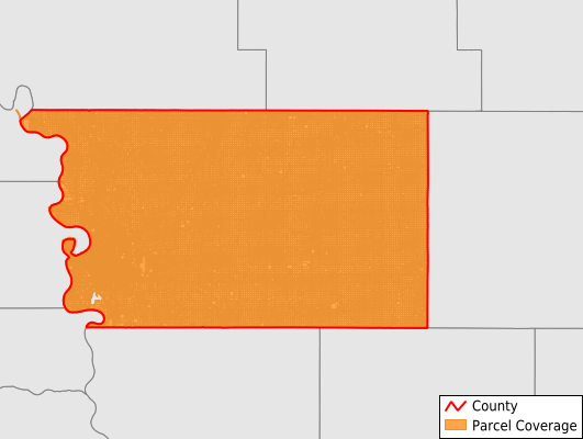 Pottawattamie County Iowa GIS Parcel Data Download Coverage
