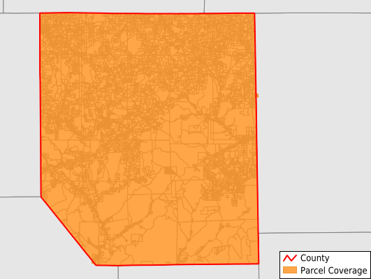 Potter County Pennsylvania GIS Parcel Data Download Coverage