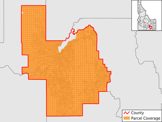 Power County Idaho GIS Parcel Data Download Coverage