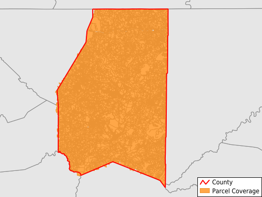 Preston County West Virginia GIS Parcel Data Download Coverage