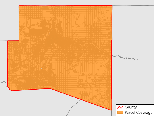 Pueblo County Colorado GIS Parcel Data Download Coverage