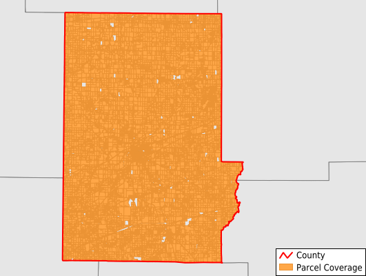 Putnam County Indiana GIS Parcel Data Download Coverage