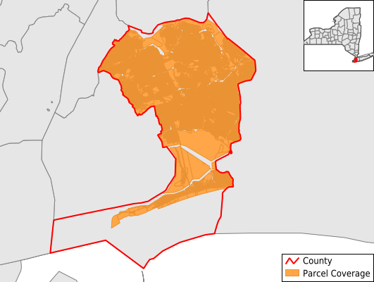Queens County New York GIS Parcel Data Download Coverage