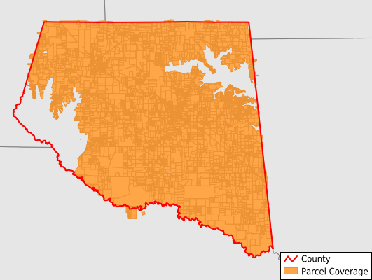 Rains County Texas GIS Parcel Data Download Coverage