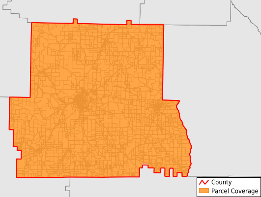 Randolph County Georgia GIS Parcel Data Download Coverage