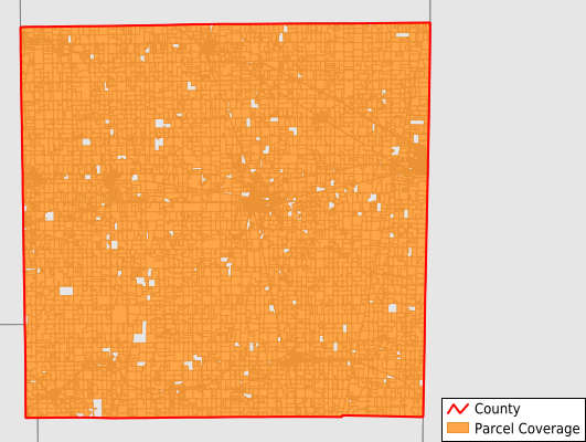 Randolph County Indiana GIS Parcel Data Download Coverage