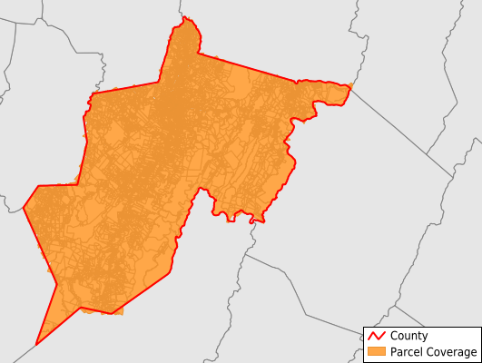 Randolph County West Virginia GIS Parcel Data Download Coverage