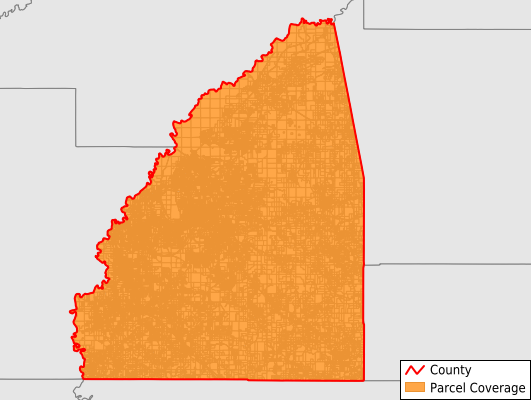 Rankin County Mississippi GIS Parcel Data Download Coverage