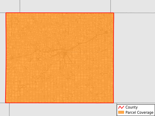 Rawlins County Kansas GIS Parcel Data Download Coverage
