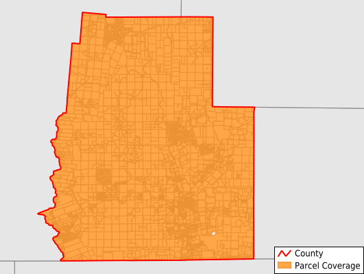 Real County Texas GIS Parcel Data Download Coverage