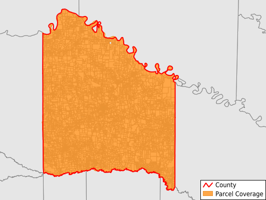 Red River County Texas GIS Parcel Data Download Coverage