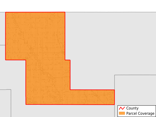 Renville County North Dakota GIS Parcel Data Download Coverage