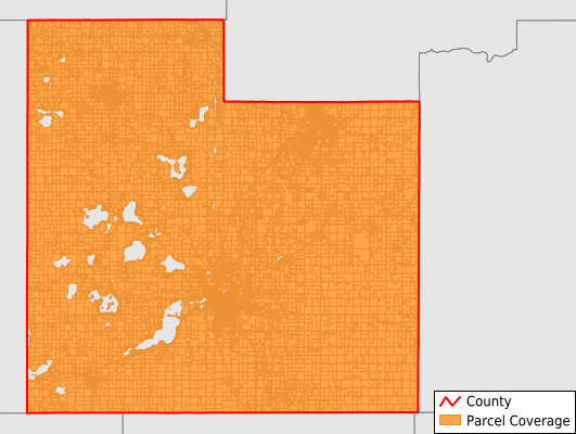 Rice County Minnesota GIS Parcel Data Download Coverage