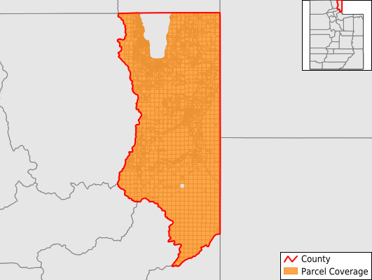 Rich County Utah GIS Parcel Data Download Coverage
