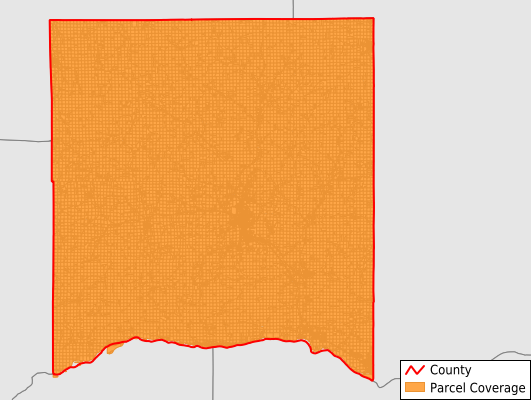 Richland County Wisconsin GIS Parcel Data Download Coverage