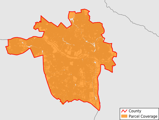 Richmond City Virginia GIS Parcel Data Download Coverage