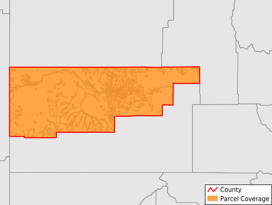 Rio Blanco County Colorado GIS Parcel Data Download Coverage