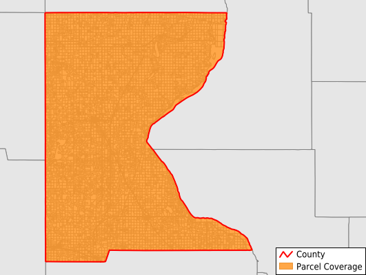Roberts County South Dakota GIS Parcel Data Download Coverage