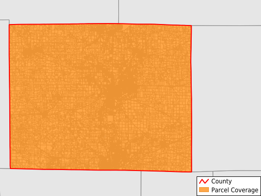 Rock County Wisconsin GIS Parcel Data Download Coverage