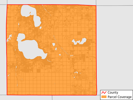 Roscommon County Michigan GIS Parcel Data Download Coverage