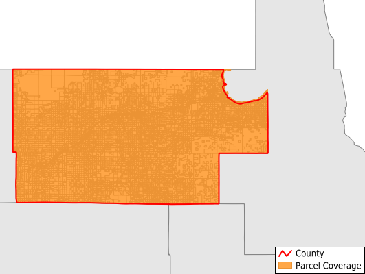 Roseau County Minnesota GIS Parcel Data Download Coverage