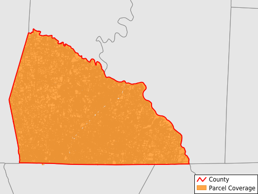 Rowan County North Carolina GIS Parcel Data Download Coverage
