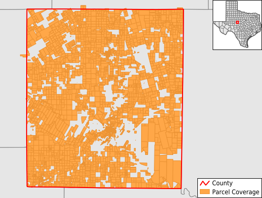 Runnels County Texas GIS Parcel Data Download Coverage
