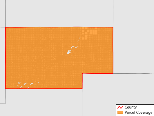 Rusk County Wisconsin GIS Parcel Data Download Coverage