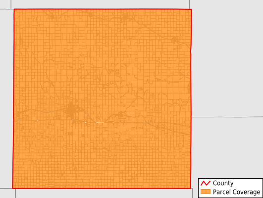 Russell County Kansas GIS Parcel Data Download Coverage