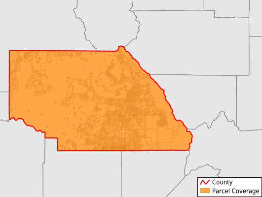 Saguache County Colorado GIS Parcel Data Download Coverage