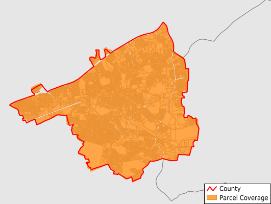 Salem City Virginia GIS Parcel Data Download Coverage