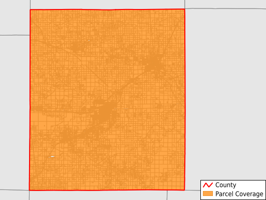 Saline County Illinois GIS Parcel Data Download Coverage