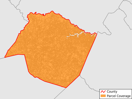 Saluda County South Carolina GIS Parcel Data Download Coverage
