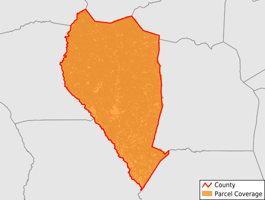 Sampson County North Carolina GIS Parcel Data Download Coverage