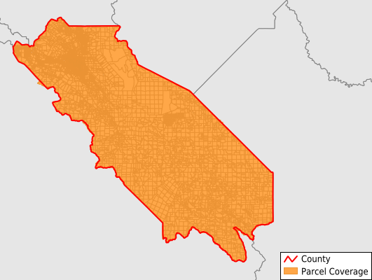 San Benito County California GIS Parcel Data Download Coverage